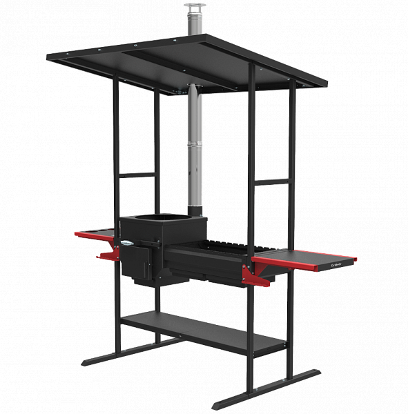 Печь-мангал Grillver Iscander 360 Inkline Air