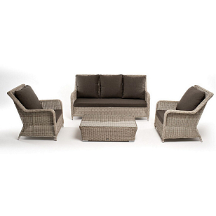 Лаунж зона 4SIS Гляссе, цвет бежевый, садовая мебель