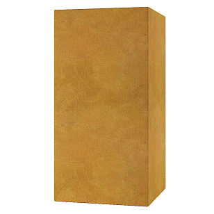 Кашпо Concretika Cube Gold, уличное оборудование
