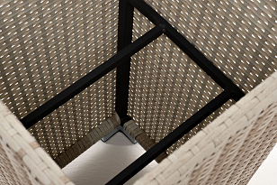 Кашпо 4SIS Капучино, цвет бежевый, уличное оборудование