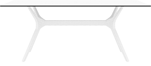 Стол Siesta Contract Ibiza Цвет: белый, садовая мебель