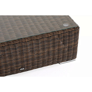 Журнальный столик 4SIS Капри, цвет коричневый для дачи Журнальный столик 4SIS Капри, цвет коричневый, садовая мебель