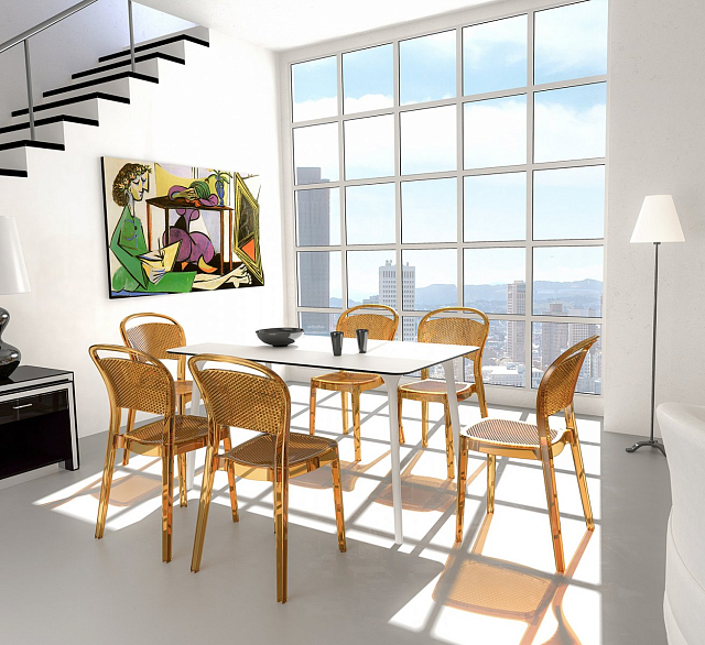 Стул Siesta Contract Bee Цвет: янтарный 