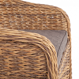 Кресло 4SIS Равенна (гиацинт) Цвет: соломенный для дачи Кресло 4SIS Равенна (гиацинт) Цвет: соломенный, садовая мебель