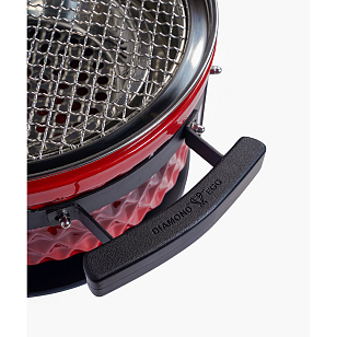 Настольный керамический гриль Diamond Egg Tabletop Grill Цвет: красный для сада