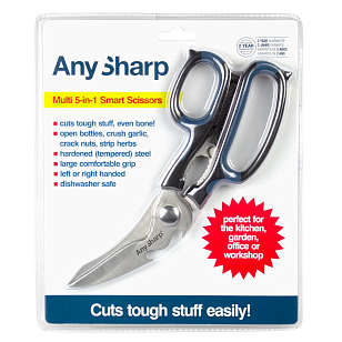 Ножницы многофункциональные AnySharp Smart Sizzors 5-in-1 для сада