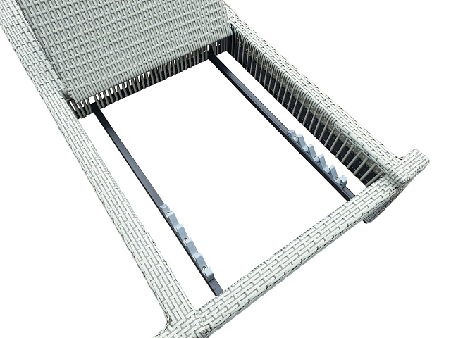 Шезлонг-лежак плетеный Tagliamento GS925 Цвет: белый 