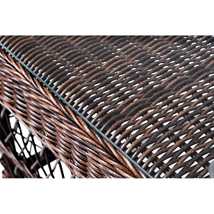 Лаунж-зона 4SIS Асти на 4 персоны, цвет коричневый, садовая мебель