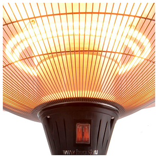 Обогреватель для уличных беседок электрический Hügett Floor Steel 1821-ADC, уличное оборудование