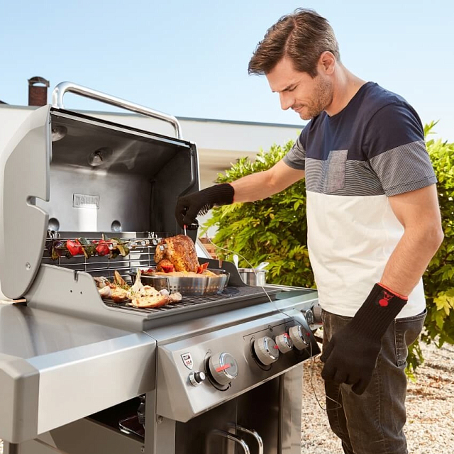 гриль газовый weber genesis ii ep-335 gbs, черный