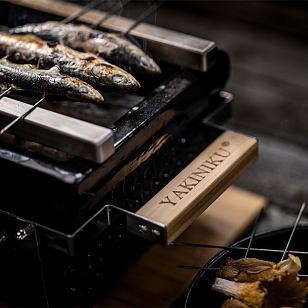 керамический прямоугольный настольный гриль yakiniku shichirin для дачи