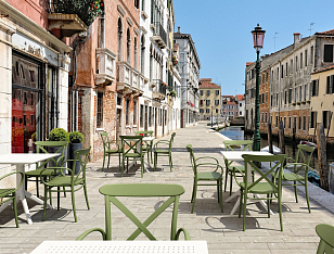 Стол Siesta Contract Sky 70 Цвет: оливковый, садовая мебель