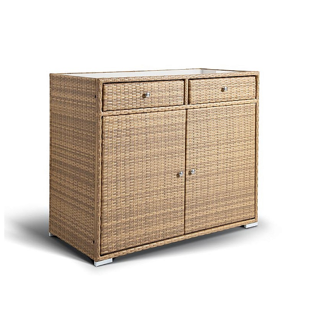 Плетёная тумба 4SIS Мальта Цвет: соломенный 