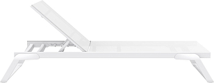 Шезлонг-лежак Siesta Contract Tropic Цвет: белый, садовая мебель