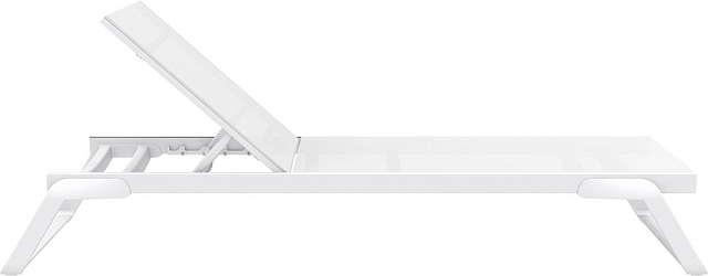 Шезлонг-лежак Siesta Contract Tropic Цвет: белый 