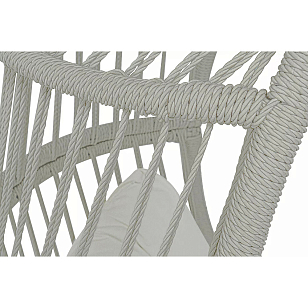 Подвесное кресло 4SIS Севилья, цвет светло-серый, садовая мебель