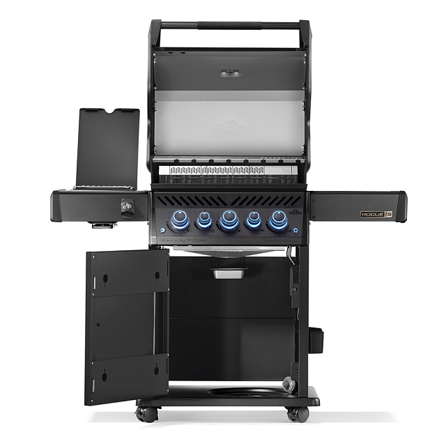гриль газовый napoleon rogue pro-s 425 phantom черный (с ик горелкой 3/3)