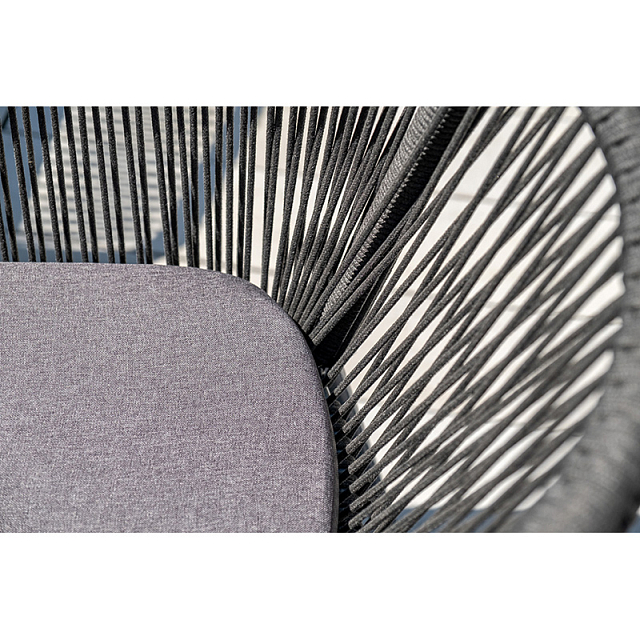 Обеденная группа 4SIS Конте-М с квадратным столом Цвет: серый гранит 