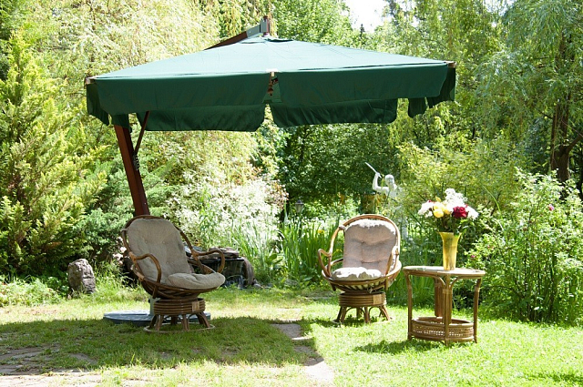 Садовый зонт для дачи Garden Way Paris Green 