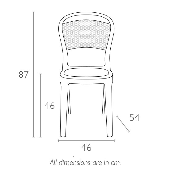 Стул Siesta Contract Bee Цвет: янтарный 