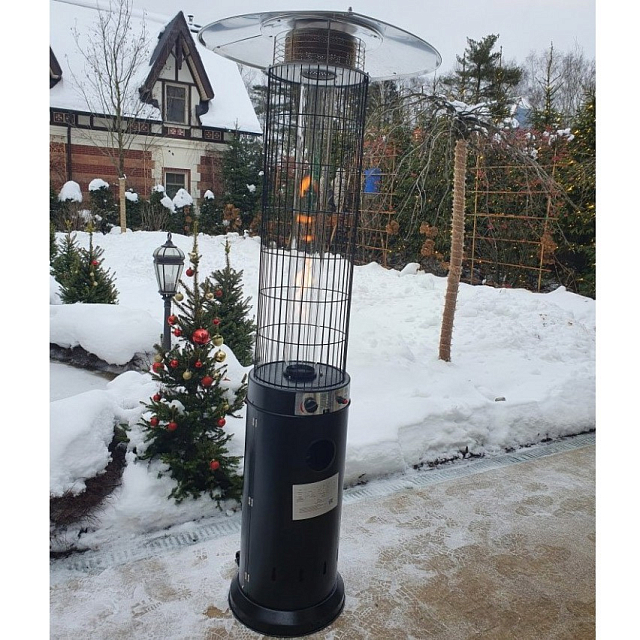 Уличный газовый обогреватель WWT 13D Pro Black 