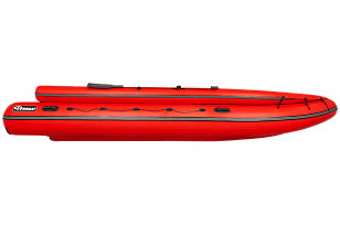 Лодка ПВХ Фрегат 550 FM Jet красная для хобби и пикника