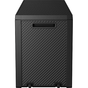 Ящик для хранения с крышкой Emily 280 л антрацит для дачи Ящик для хранения с крышкой Emily 280 л антрацит, садовая мебель