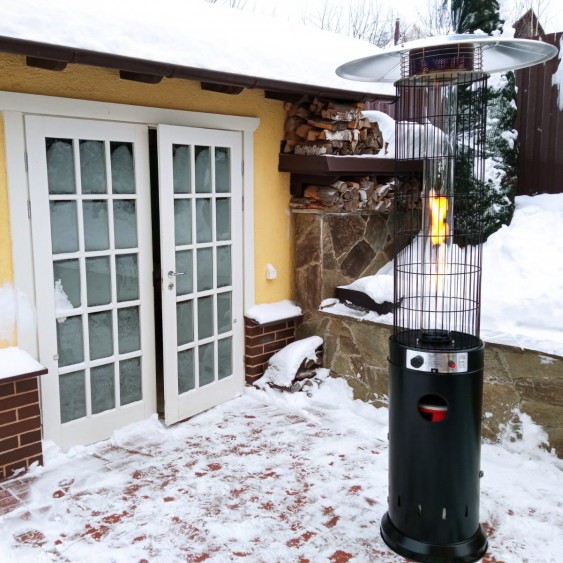 Уличный газовый обогреватель WWT 13D Pro Black 