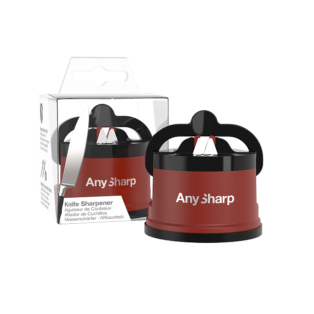 Точилка для ножей AnySharp Цвет: бордовый