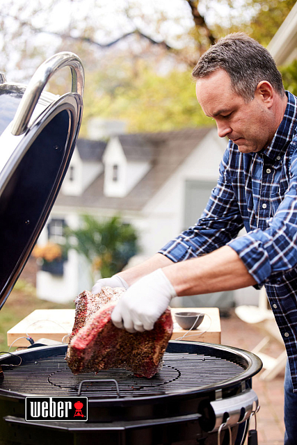 угольный гриль weber summit kamado s-6