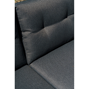 Лаунж зона Lite Venezia (2-местный диван, кофейный столик, 2 кресла) Цвет: коричневый, садовая мебель