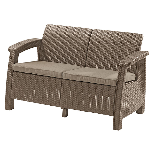Диван Keter Corfu love seat капучино 
