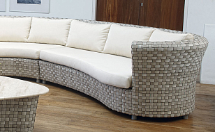 Диван левый Skyline Design FLORENCE с подушками для дачи Диван левый Skyline Design FLORENCE с подушками, садовая мебель