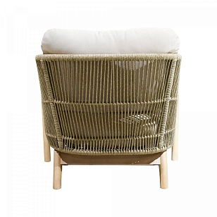 Комплект деревянной плетеной мебели Tagliamento Talara, садовая мебель