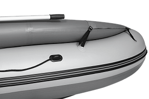 Лодка ПВХ Фрегат 370 Air F (НДНД) серая для отдыха за городом Лодка ПВХ Фрегат 370 Air F (НДНД) серая для хобби и пикника
