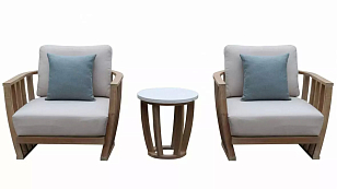 Кофейный комплект из акации Joygarden Woodland, садовая мебель