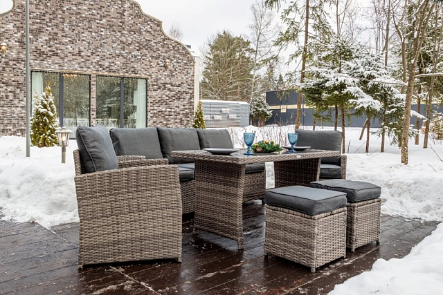 Комплект садовой мебели Lite Zoya серый 