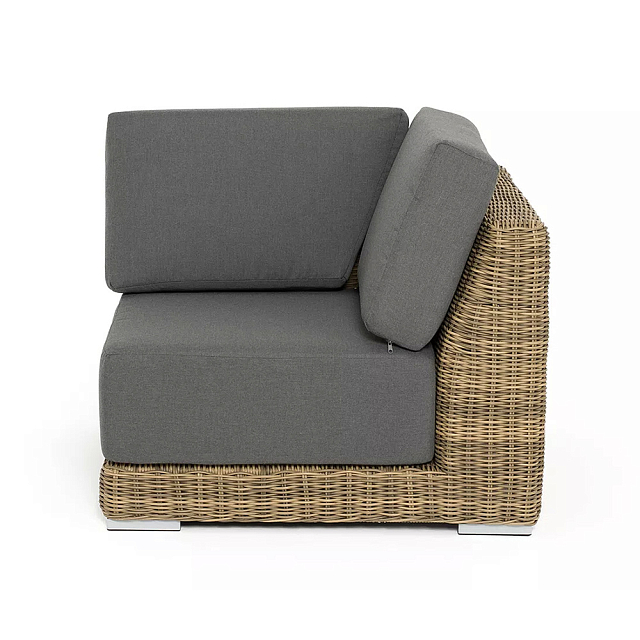 Модуль диванный угловой 4SIS Капри, цвет соломенный 