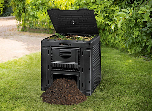 Компостер Keter E-composter 470L, садовая мебель