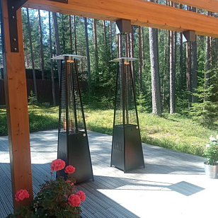 Уличный газовый обогреватель WWT 13I Total Black, уличное оборудование