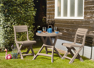 Лаунж зона Keter Jazz set капучино, садовая мебель