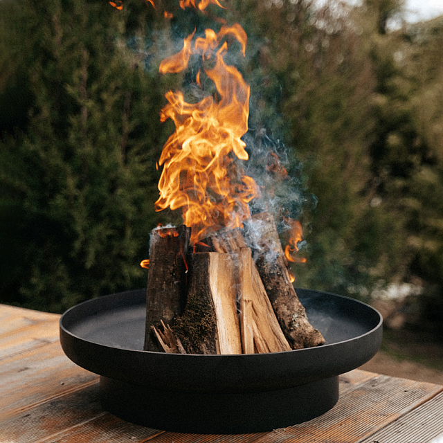 Стальная чаша для огня Concretika Optima D80 