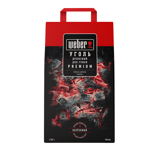Уголь древесный Weber 3 кг