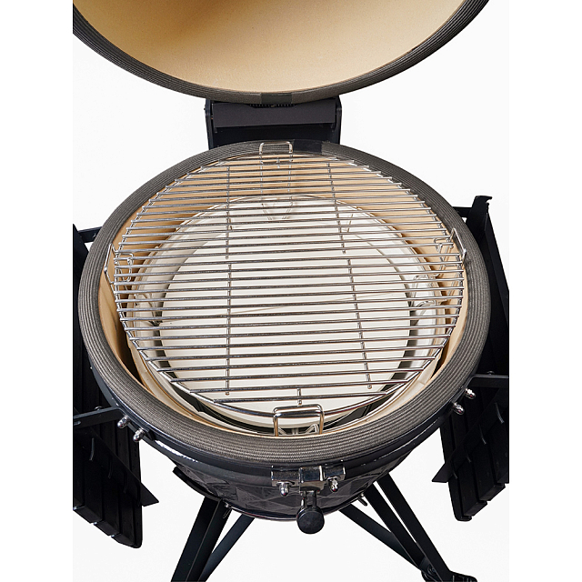 гриль керамический diamond egg xl pro цвет: серый