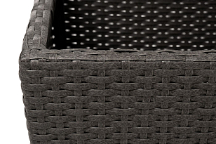 Кашпо 4SIS Капучино, цвет графит, уличное оборудование