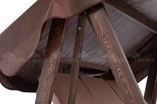 Качели Semka Floresta wenge лиственница, садовая мебель