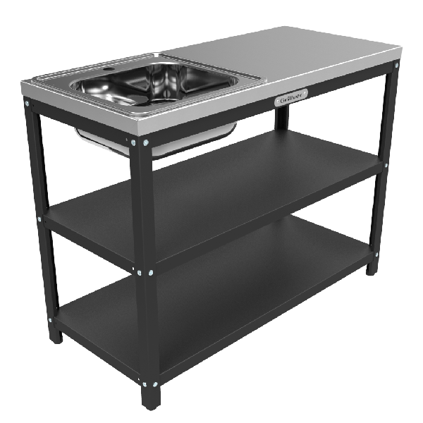 Стол разделочный с мойкой Grillver Стандарт 1120