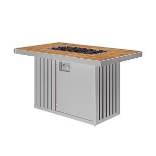 Стол-камин Kaminex Мерапи Белый, уличное оборудование