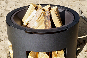 Уличный очаг Grey Stone Fuego Wood для сада и загородного дома Уличный очаг Grey Stone Fuego Wood, уличное оборудование