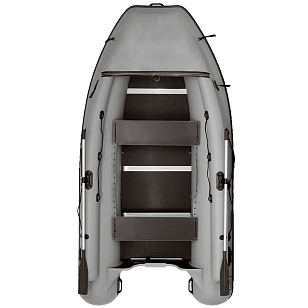 Лодка ПВХ Фрегат 430 F серая для хобби и пикника